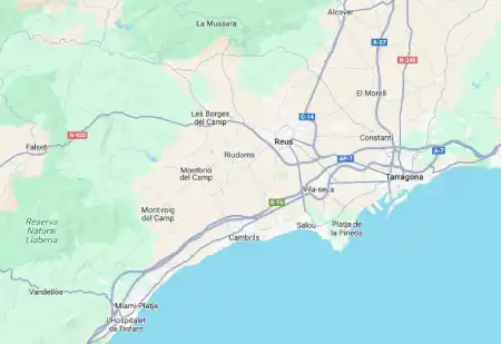 Mapa de cobertura del Baix Camp